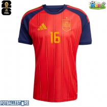 Spania Rodri Hernandez #16 Hjemmedrakt VM 2026 Kortermet